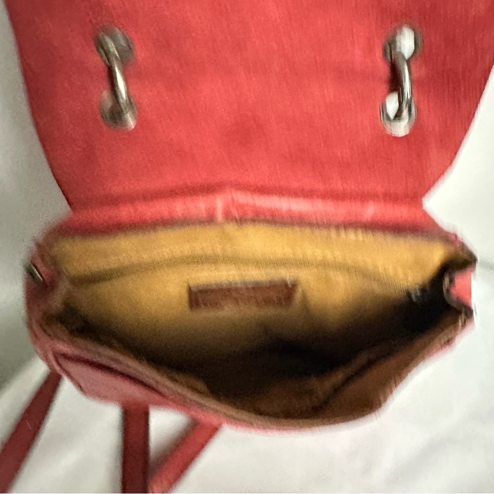 Vintage Patricia Nash Red Leather Crossbody Bag - Picture 4 of 5